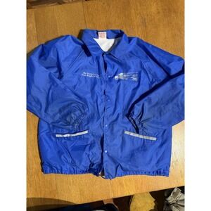 Vintage‎ Cardinal "Be Seen In All The Right Places" Jacket Made in USA Blue XL